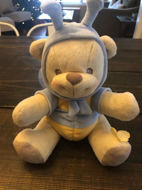 Fisher Price Nature Bearries Plush Stuffed Teddy Bear in Blue | Etsy