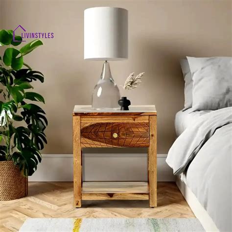 Andrew Solid Wood Bedside Table – LivIn Styles