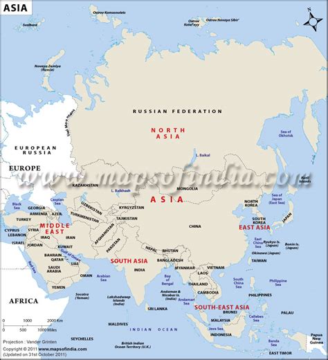 Asia Political Map 的图像结果