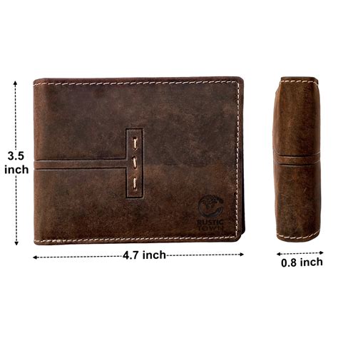 RFID Protected Leather Wallets for Men Bifold Wallet With Coin Pocket ...