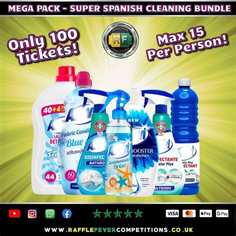 SPANISH CLEANING BUNDLE! - Raffle Fever Competitions
