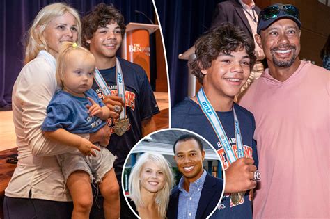 Tiger Woods, ex-wife Elin Nordegren reunite for golf champion son ...