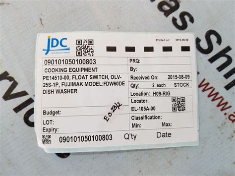 FUJIMAK PE14510-00 FLOT SWITCH – Atlas Shipcare Services