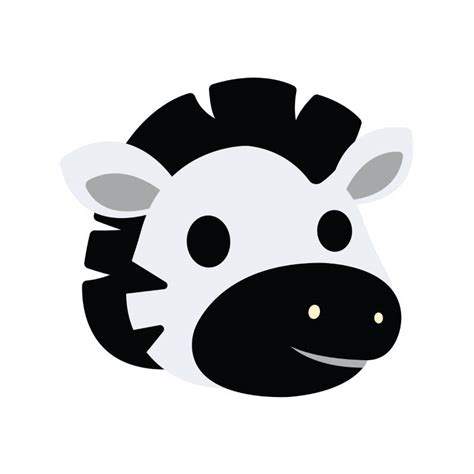 Zebra face png, Cartoon vector zebra zoo animals - freepng