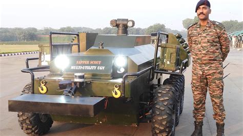 Meet 'Sapperscout 2.0', the war robot developed by Major Rajprasad RS ...