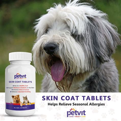 Buy PETVIT SKIN & COAT TABLETS FOR DOG SHINY COAT | FOR ALL AGE GROUP ...