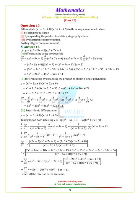 Image result for Class 12th Maths Exercise 5.5