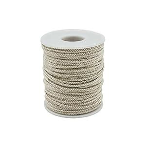 260 Foot Candle Wick, 24 PLY Braided Candle Wick Spool, Cotton & Paper ...