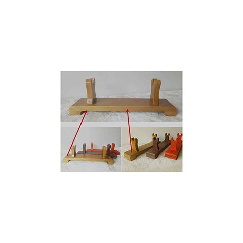 Buy DABTFHU Wooden Display Rack Samurai Sword Katana Wakizashi Holder ...