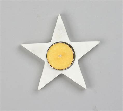Stone Essential - Star Tea Light Candle Holder | Marble Home Décor