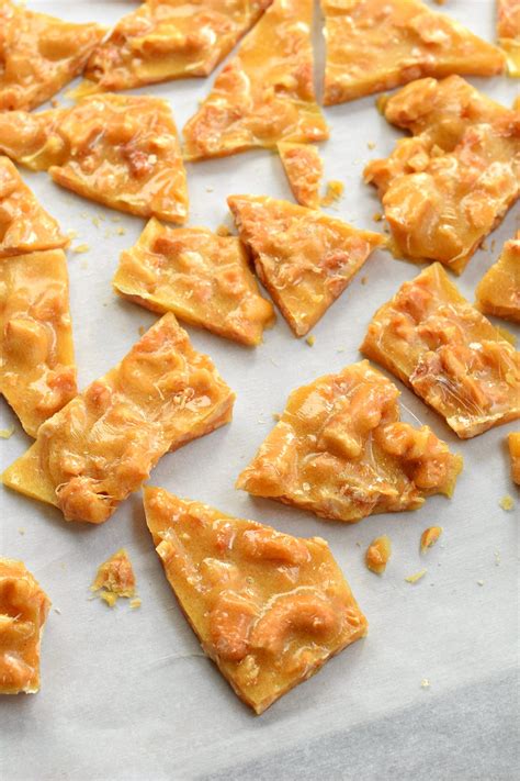 Cashew Brittle Recipe - Food Fanatic