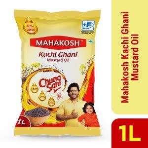 Mahakosh Kacchi Ghani Pure Mustard Oil Pouch Price in India - Buy ...