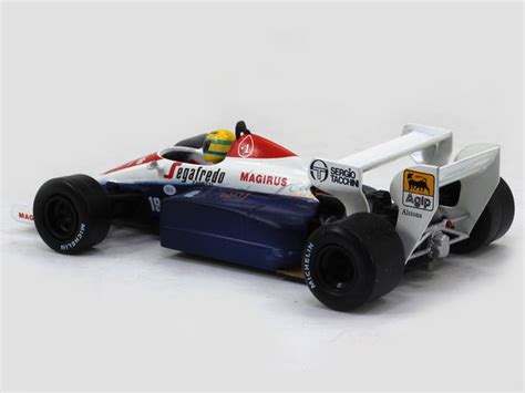 1984 Toleman TG184 Formula 1 Ayrton Senna 1:43 diecast Scale Model Car ...