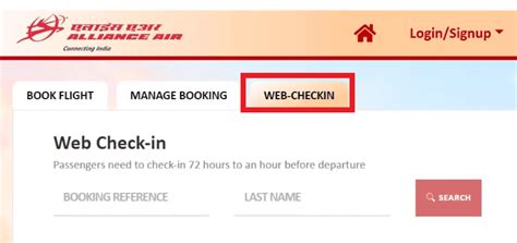 How to do Alliance Air web check in?