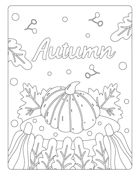 Free Coloring Pages Autumn