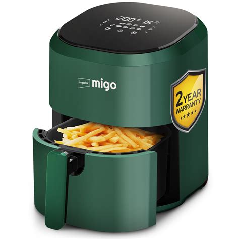 Impex Air Fryer 10 in 1 Air Fryer For Home 1200 W Oil-free Cooking 4.5 ...
