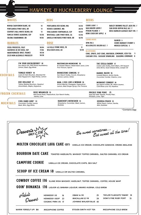 Hawkeye & Huckleberry Lounge