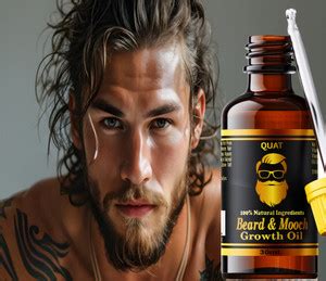 QUAT Advanced Beard Growth Oil: Stimulate, Strengthen, Grow Men - Price ...