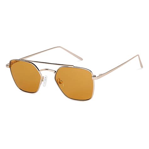 Buy Gold Brown Full Rim Aviator John Jacobs JJ Tints JJ S12471S-C4 ...
