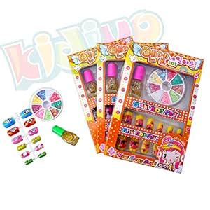 Kidivo Girls Artificial Play Nail Art Set for Birthday Gift Present ...