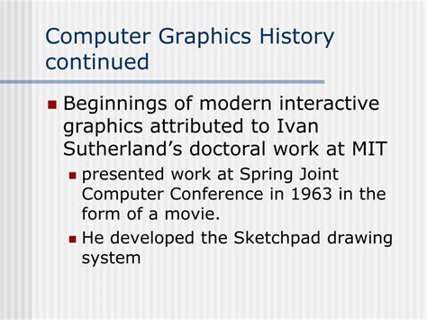 Computer Graphics History 的图像结果