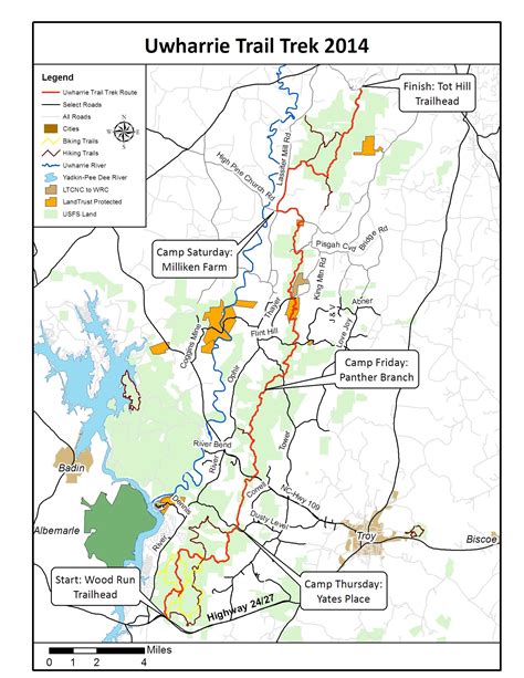 Uwharrie Trail Thru Hike - 2014 Forty miles in the Uwharrie National ...