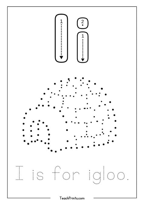 Letter I Tracing Worksheet - Jenny Printable