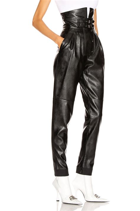 Maison Margiela High Waisted Pant in Black | FWRD