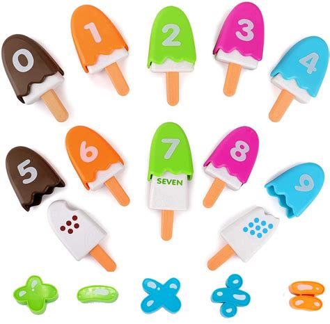 Buy DOLLERGO Learning Counting Toys Ice Cream - 25 Pieces, Ages 2 ...