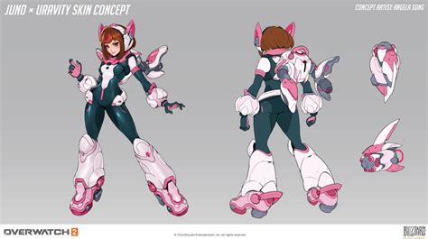 ArtStation - Overwatch2 Juno × Uravity Skin in 2025 | Character design ...