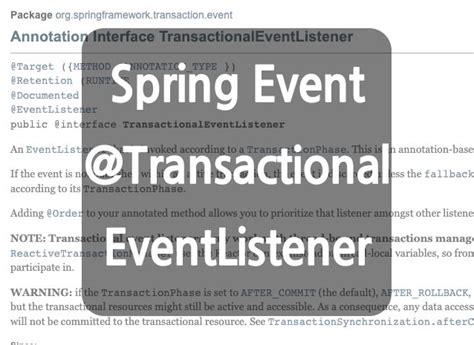 Image result for Transactionaleventlistener Spring Boot