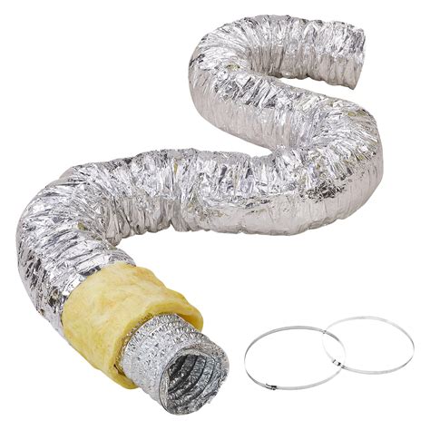 8 Inch 25 Feet Insulated Flexible Duct - Steiga Refrigeration