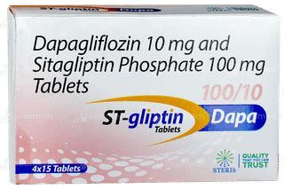 St Gliptin Dapa 10100 Mg Tablet 15 - Uses, Side Effects, Dosage, Price ...