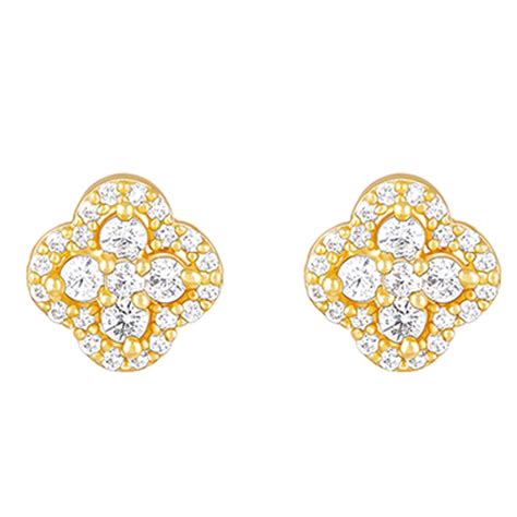 GIVA 925 Silver Gold Pansy Flower Earrings | Valentine Gift for ...