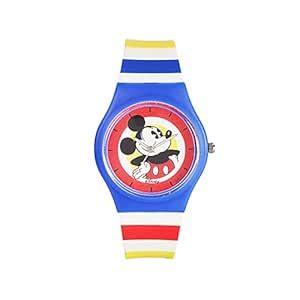 Disney Mickey Mouse Wrist Watch Mickey Blue Round Analogue Wrist Watch ...
