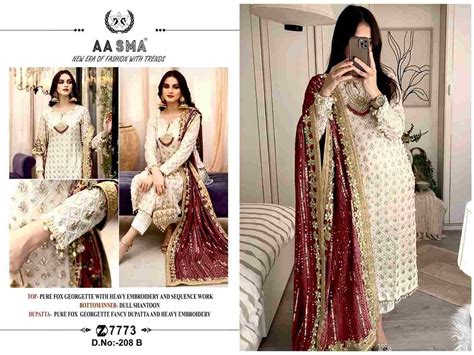 AASMA HIT DESIGN 208 COLOURS BY FASHID WHOLESALE 208-A TO 208-E SERIES ...