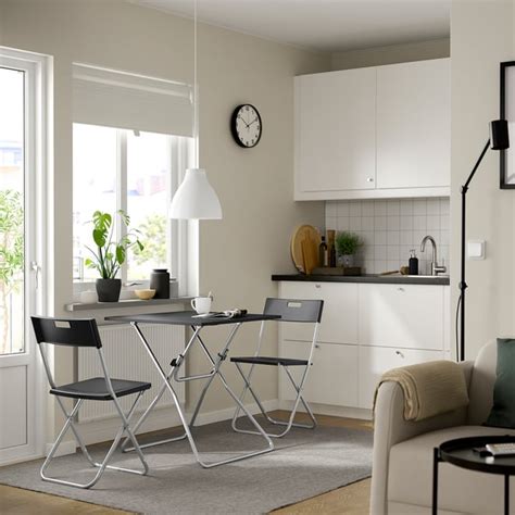 GUNDE folding chair, black - IKEA