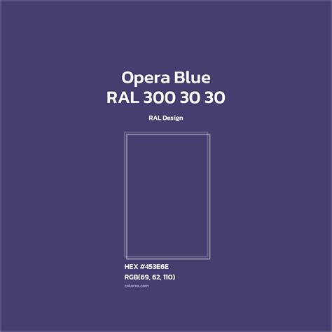 About RAL 300 30 30 - Opera Blue Color - Color codes | matching colors ...