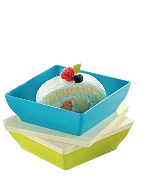 TUPPERWARE Zen Medium Square serving set (set of 2) 960 ML each & Free ...