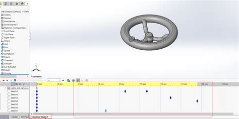 SolidWorks Motion Study Tutorial 的图像结果
