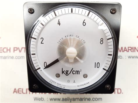 Toyo keiki dvf-11 panel meter 0-10 kg/cm2 – Aeliya Marine