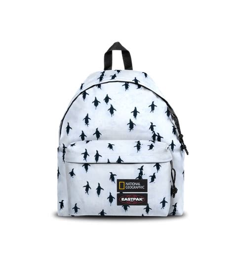 Zaino Eastpak Padded Pak'R® National Geographic Penguin Bianco Unisex