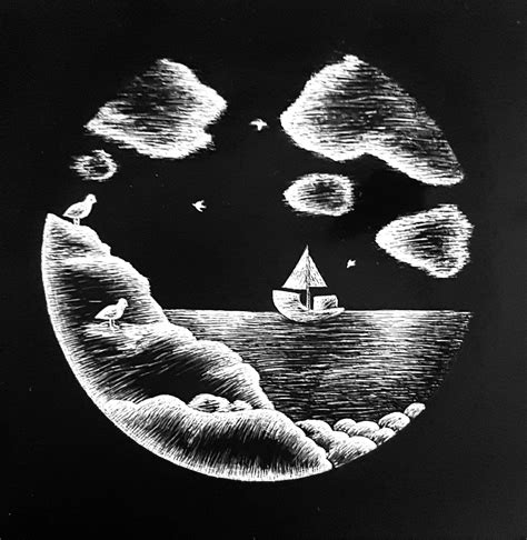 Scratchboard Middle School Art at Isaac Dadson blog