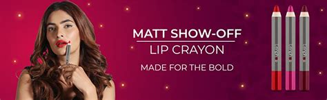Buy Lenphor Matt Show-Off 2 in 1 Crayon Lip Pencil, Lip Liner ...
