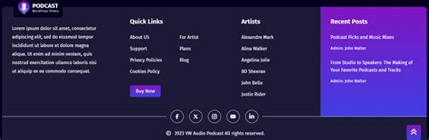 WordPress Themes with Best Web Page Footer Designs