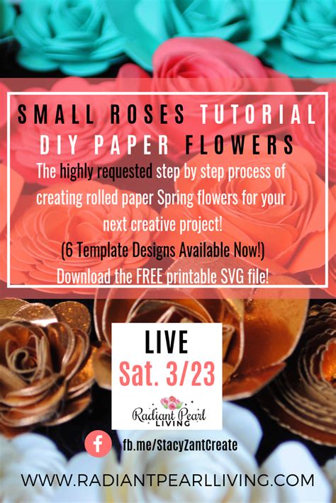Image result for Small Paper Flowers Tutorial