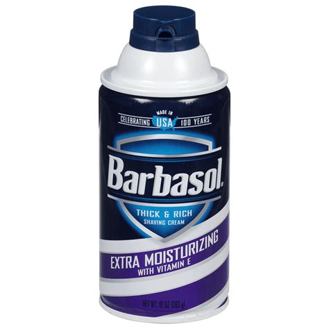 Barbasol Shaving Foam, Thick & Rich, Extra Moisturizing with Vitamin E ...