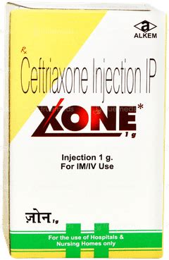 Xone 1gm Injection: Uses, Side Effects, Price & Substitutes