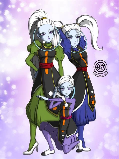 Dragon Ball Super - Vados x Kusu x Marcarita by PuyaSawyer on DeviantArt