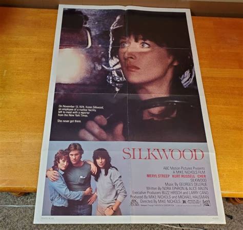 SILKWOOD Movie Poster Authentic Original Vintage Folded Theater One ...